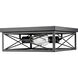 None 2 Light 13 inch Matte Black Flush Mount Ceiling Light